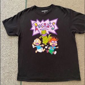 Nickelodeon Mens size XL
Graphic Rugrats Tshirt 100% cotton
Short sleeves Black